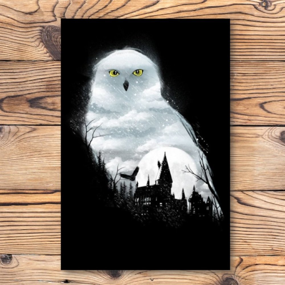 Harry Potter Owl Hedwig‎ Refrigerator Locker Fridge Magnet
